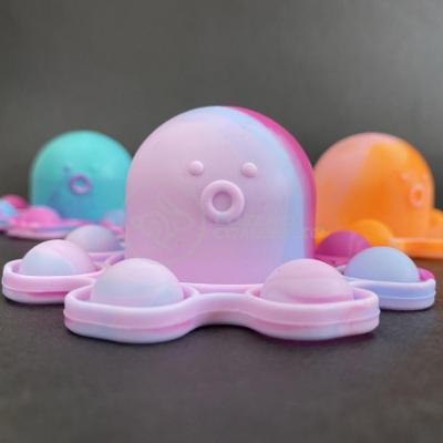 Chaveiro Polvo Reversível Pop It Anti Stress Silicone