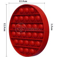 Pop It Circular Anti Stress Sensor Vermelho - 5