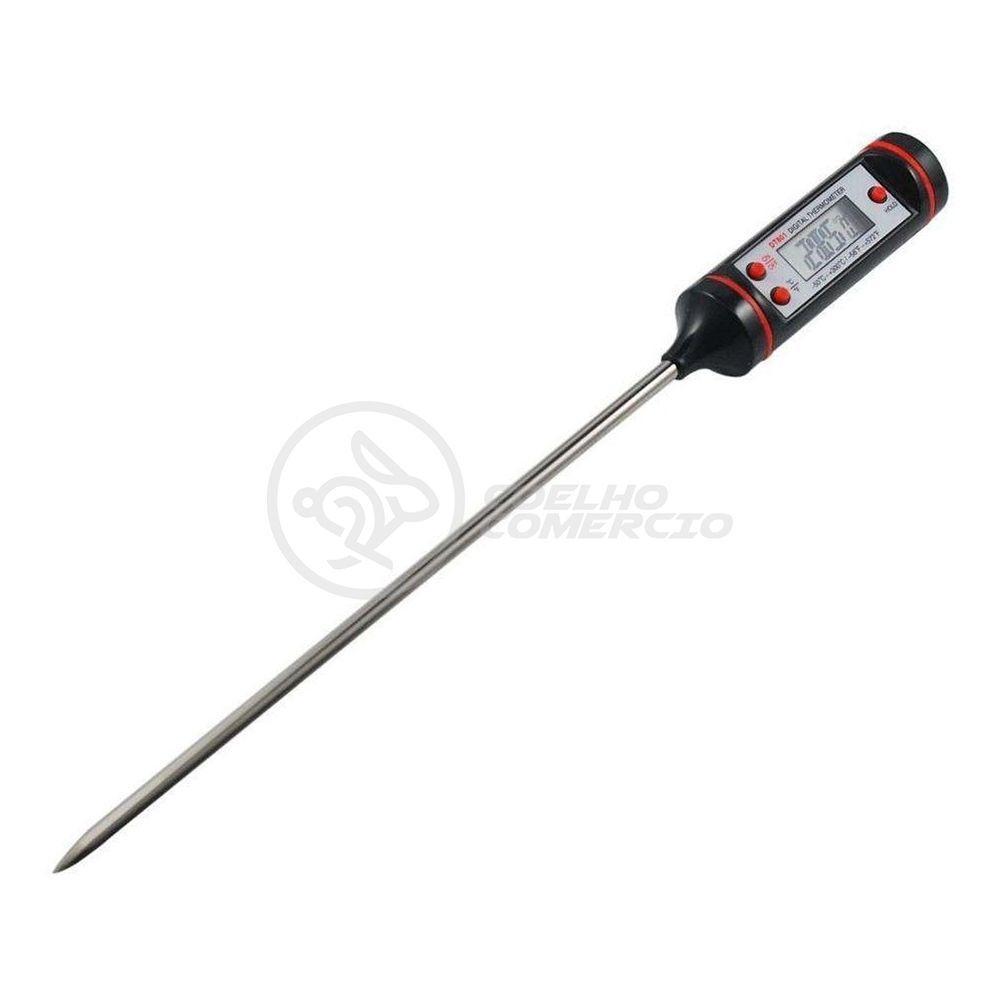 Termômetro Culinário Cozinha Digital Mede -50ºc A +300ºc - 7