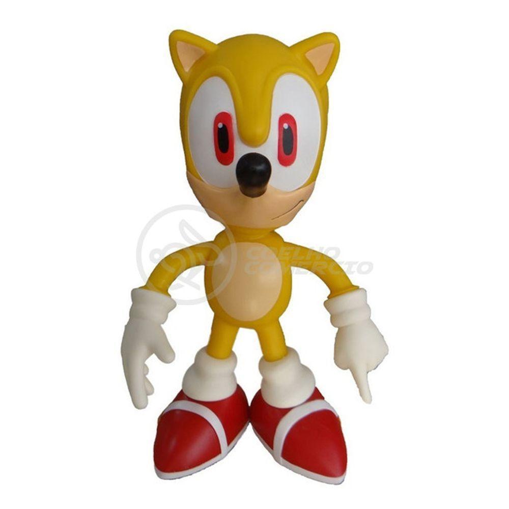 Boneco Action Figure Super Sonic 23cm Sonic - 10