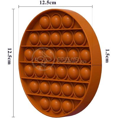 Pop It Circular Anti Stress Sensor Laranja