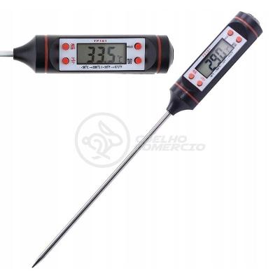 Termômetro Culinário Cozinha Digital Mede -50ºc A +300ºc