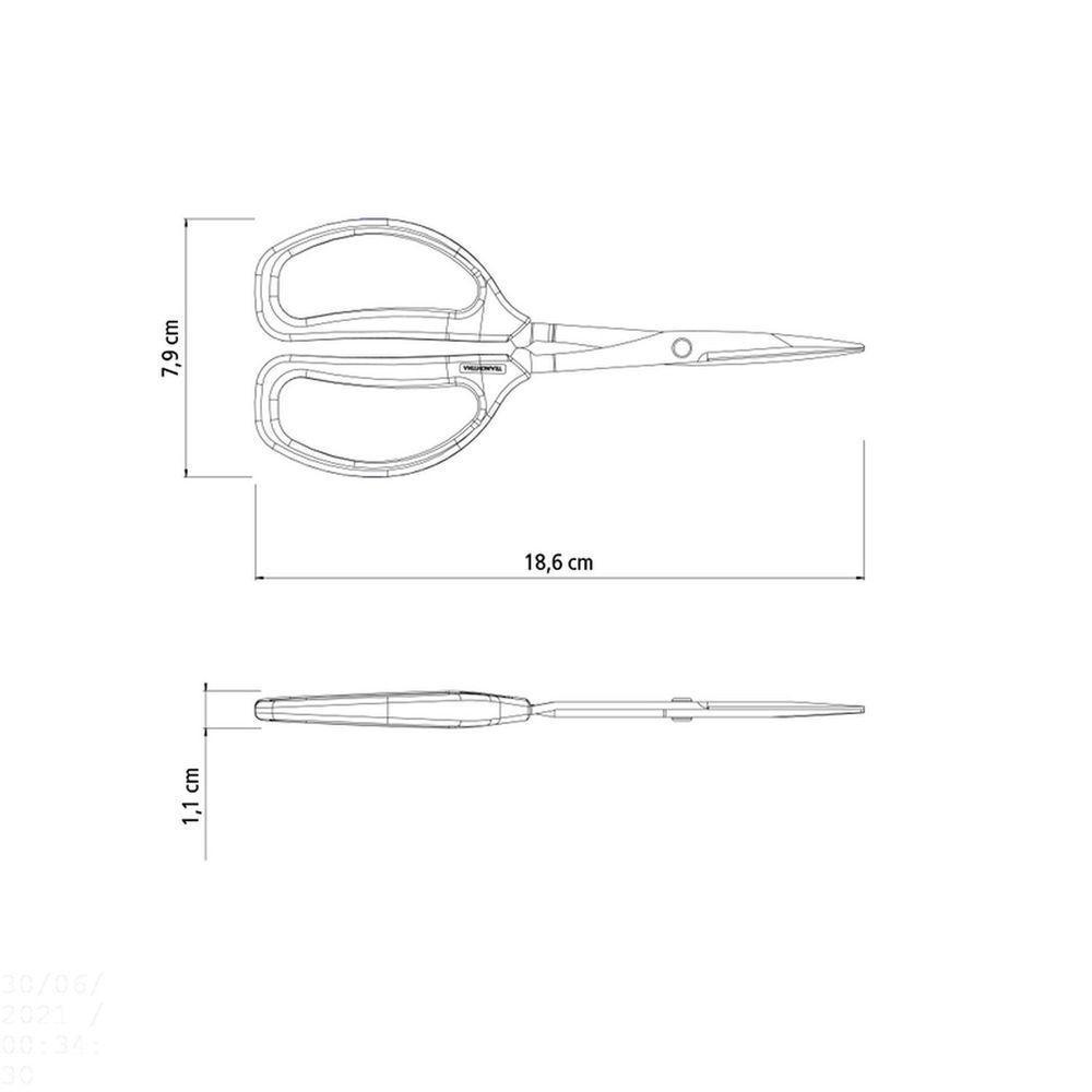 Tesoura Para Frutas Tramontina Com Lâminas Em Aço Inox Tramontina - 5