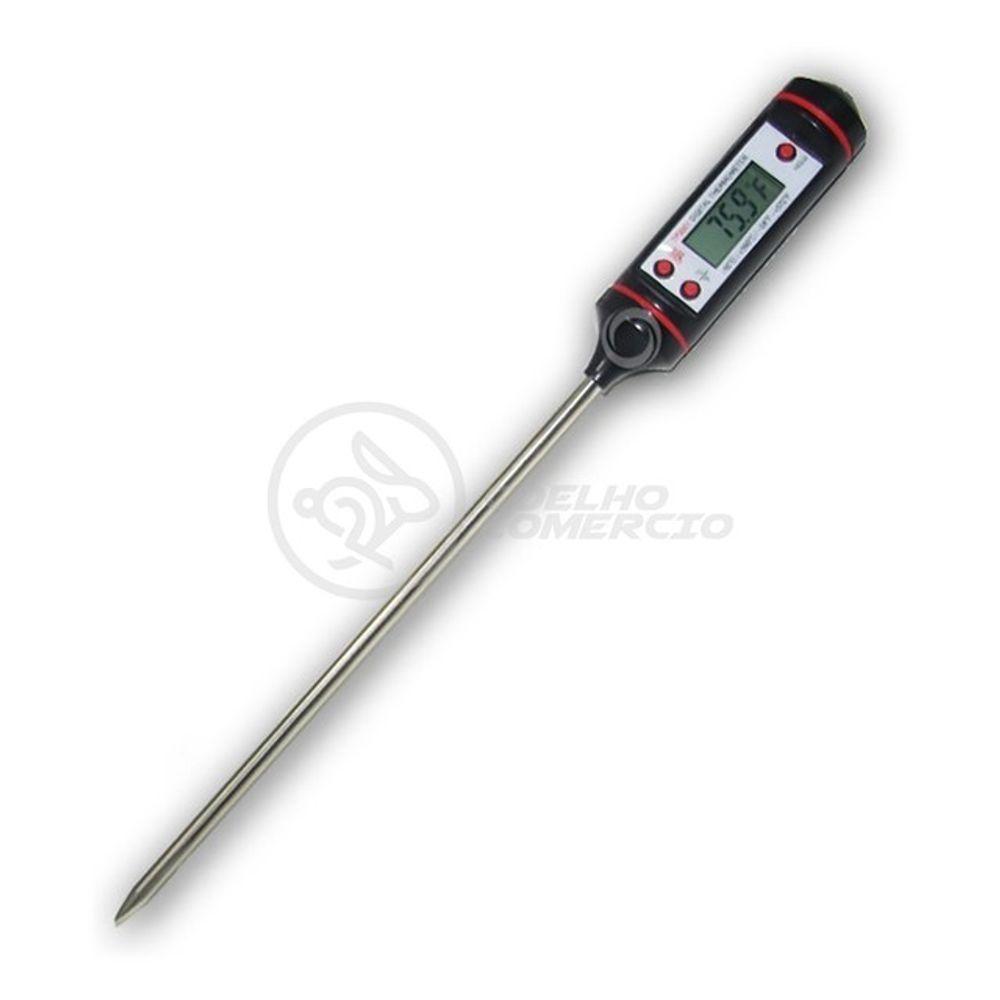 Termômetro Culinário Cozinha Digital Mede -50ºc A +300ºc - 1