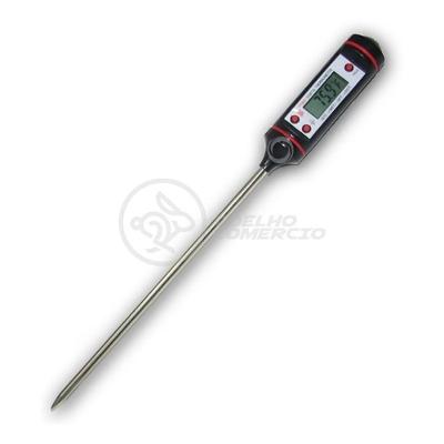 Termômetro Culinário Cozinha Digital Mede -50ºc A +300ºc