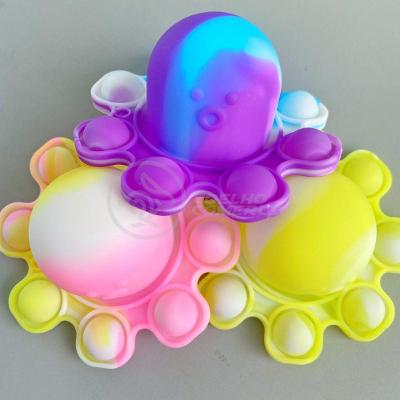 Chaveiro Polvo Reversível Pop It Anti Stress Silicone
