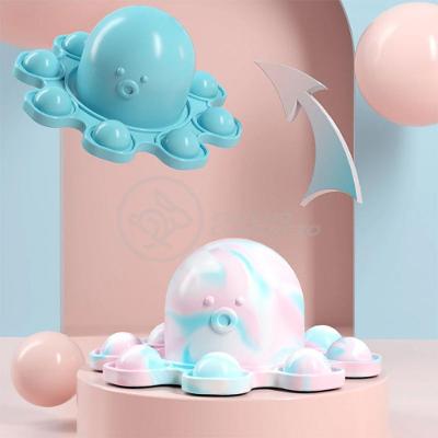 Chaveiro Polvo Reversível Pop It Anti Stress Silicone