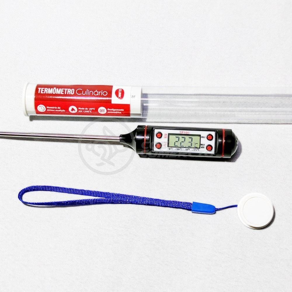 Termômetro Culinário Cozinha Digital Mede -50ºc A +300ºc - 1