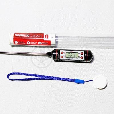 Termômetro Culinário Cozinha Digital Mede -50ºc A +300ºc