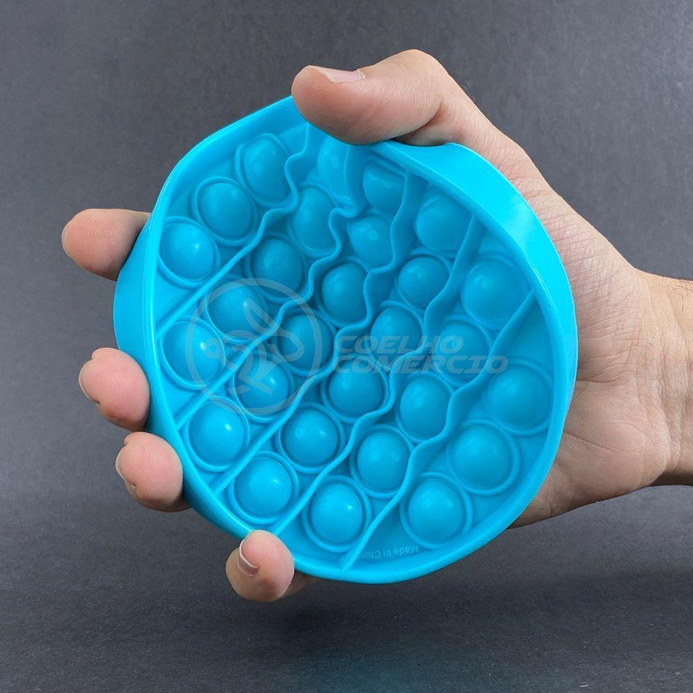 Pop It Circular Anti Stress Ansiedade Azul - 2
