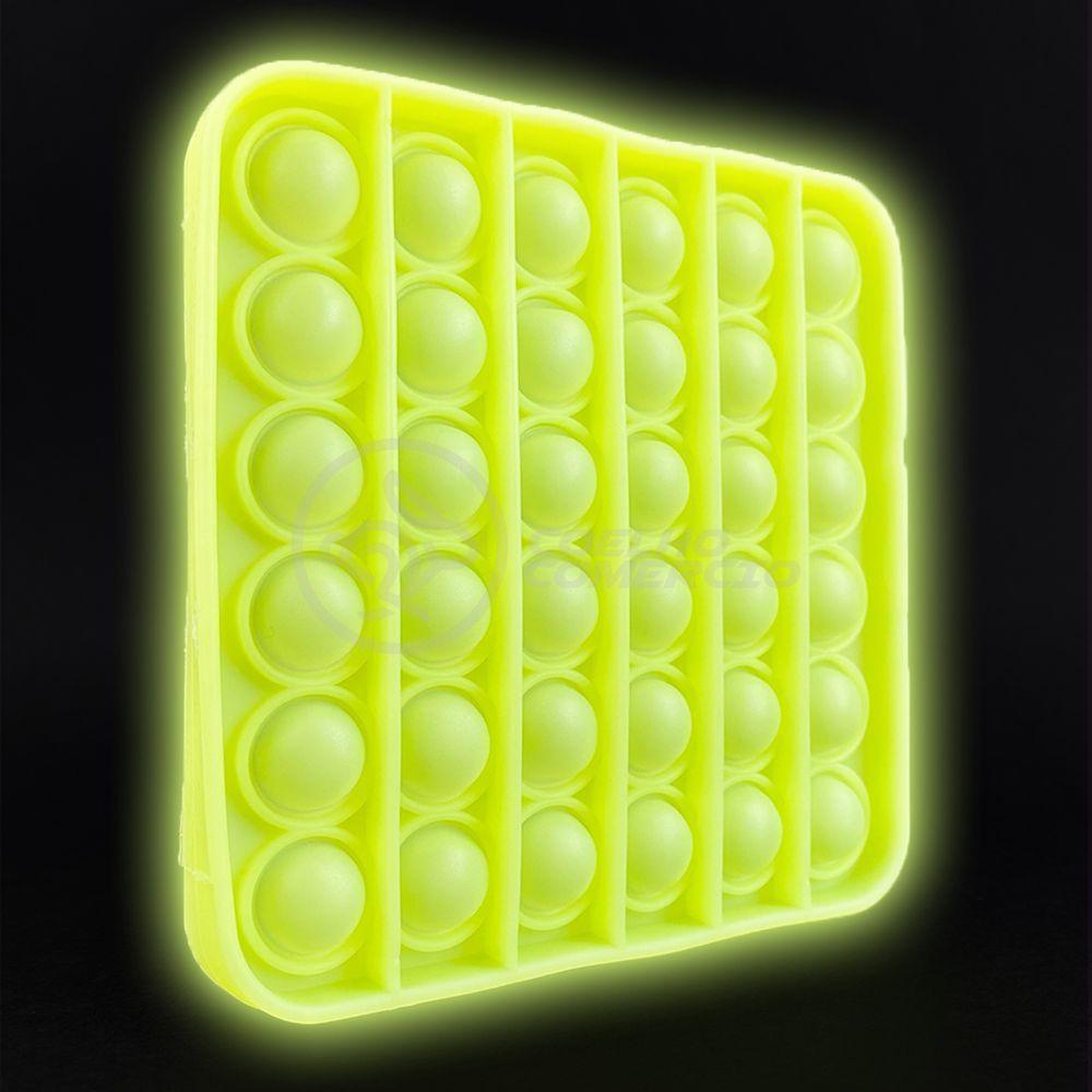 Pop It Brilha No Escuro Sensorial Amarelo - 4