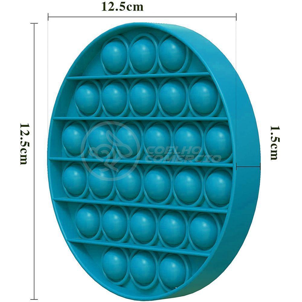 Pop It Circular Anti Stress Azul - 4