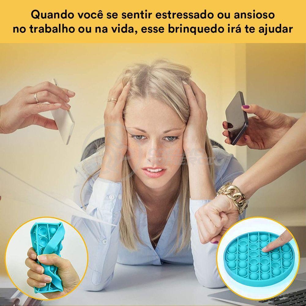 Pop It Circular Anti Stress Azul - 5