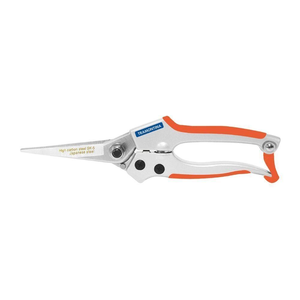 Tesoura De Fruta Profissional Tramontina Em Aço Com Cabo Emborrachado Tramontina - 1