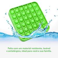 Pop It Anti Stress Ansiedade Estourar Bolha Sensor - Verde - 5