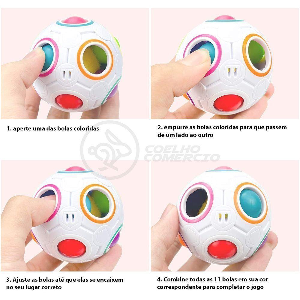 Football Fidget Cube Cubo Mágico Bola Jogo Quebra Cabeça - 5