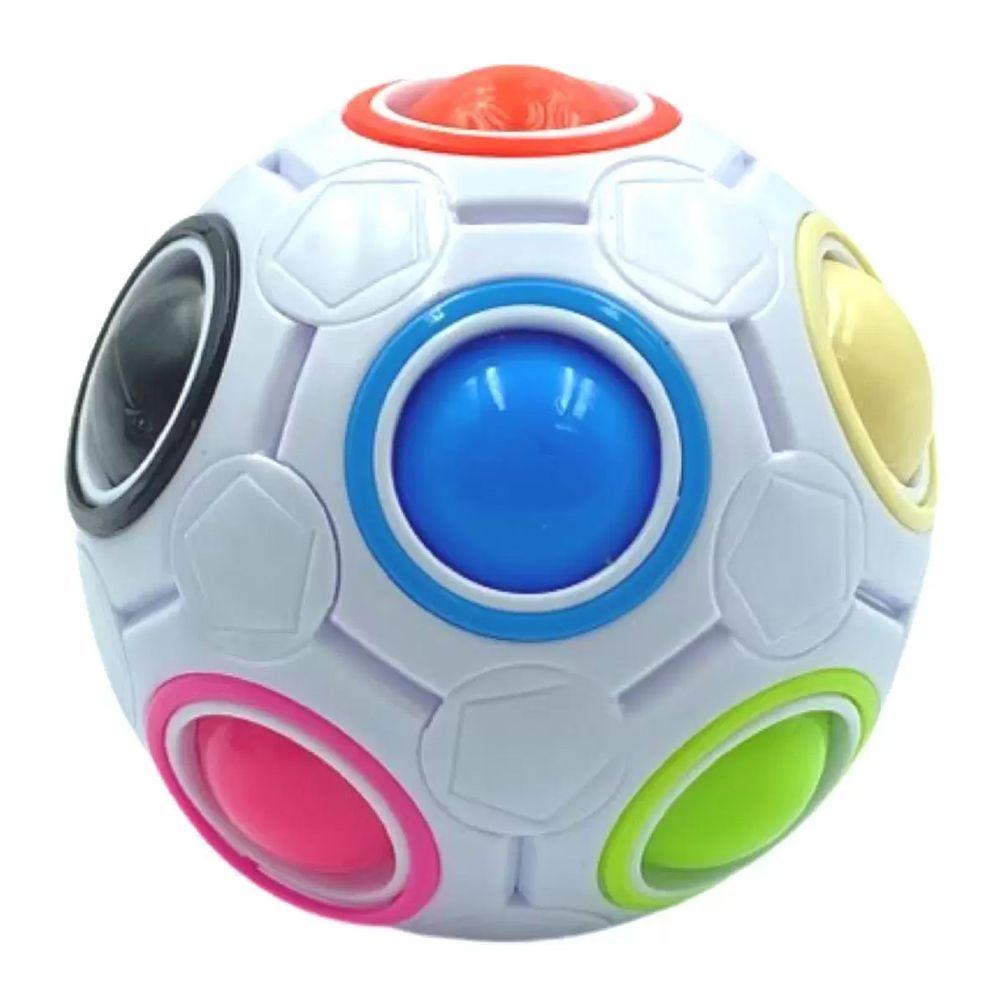 Football Fidget Cube Jogo Quebra Cabeça Infantil 12 Buracos - 4