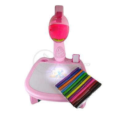 Projetor Para Desenho Infantil Aprendizagem Girafa Rosa