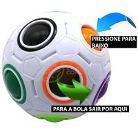 Football Fidget Cube Jogo Quebra Cabeça Infantil 12 Buracos - 1