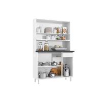 Armário de Cozinha Modulado Diamante Smart c/ 6 Portas e 1 Gaveta 105cm Branco - Telasul - 3