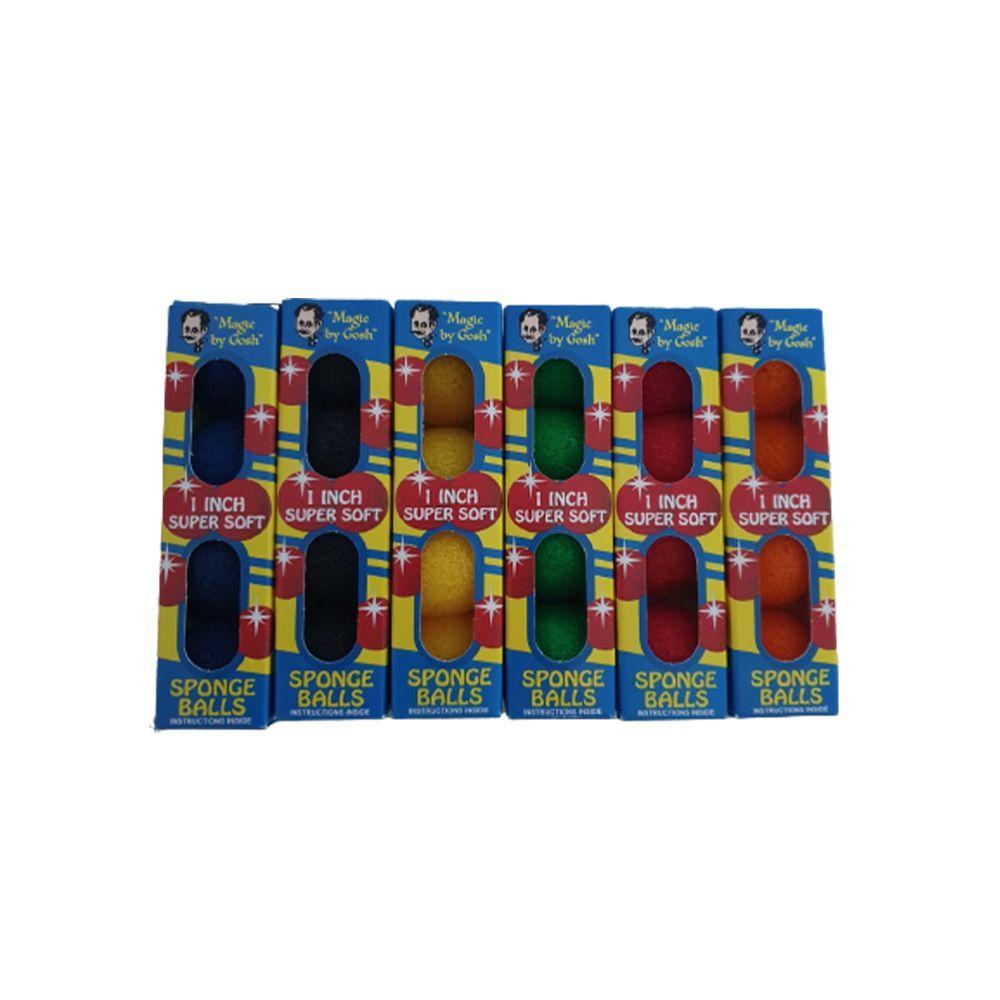 4 Bolas Goshman Super Soft 1 Inch Cores Variadas Cor Amarelo - 4