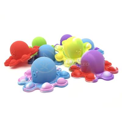 Chaveiro Polvo Reversível Pop It Anti Stress Silicone
