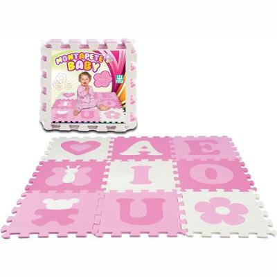 Tapete Com Vogais E Figuras - Baby Meninas - Nig