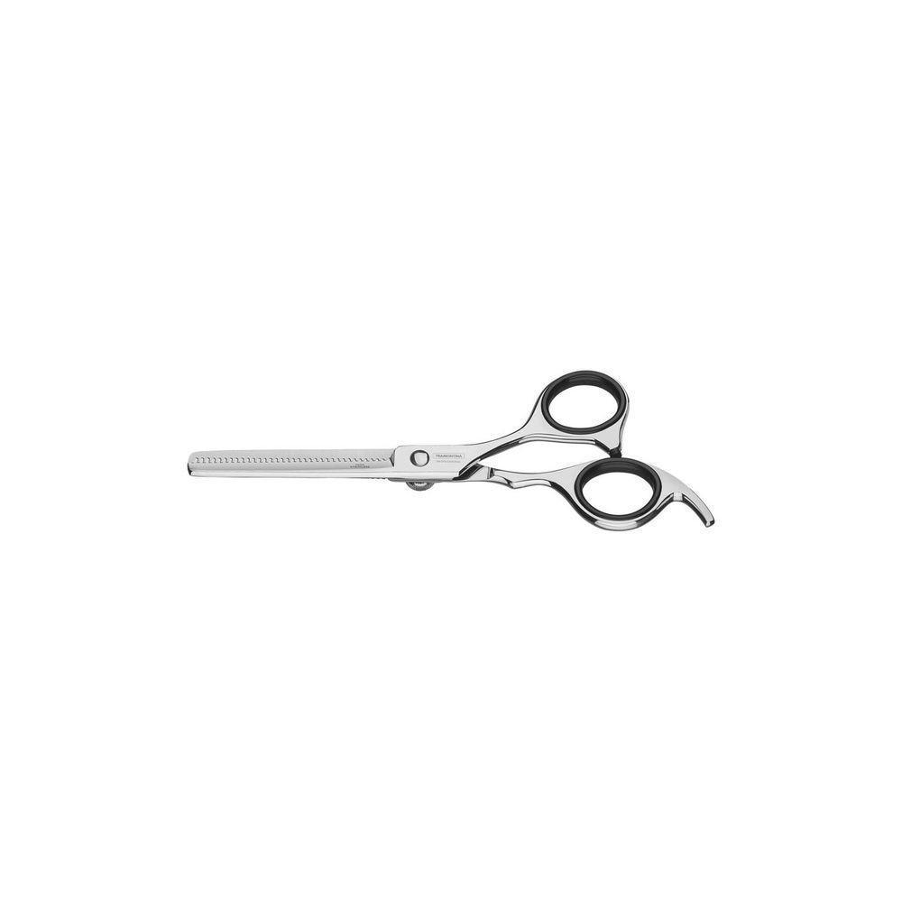 Tesoura Para Cabelo Tramontina Em Aço Inox Com Fio Desbaste E Apoio Fixo Para Dedo 6" Tramontina - 1