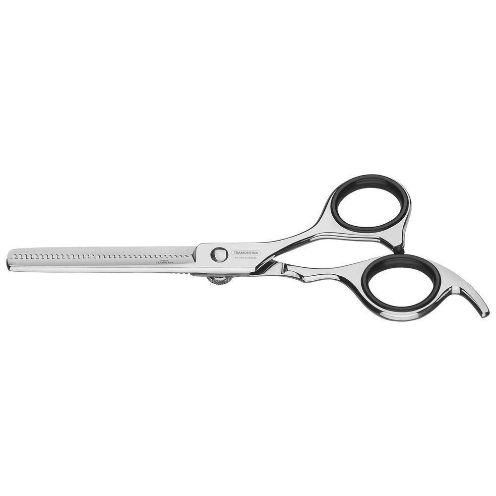 Tesoura Para Cabelo Tramontina Em Aço Inox Com Fio Desbaste E Apoio Fixo Para Dedo 6" Tramontina - 8