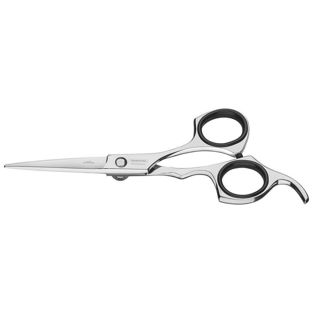 Tesoura Para Cabelo Tramontina Em Aço Inox Com Fio Navalha E Apoio Fixo Para Dedo 5,5" Tramontina - 3