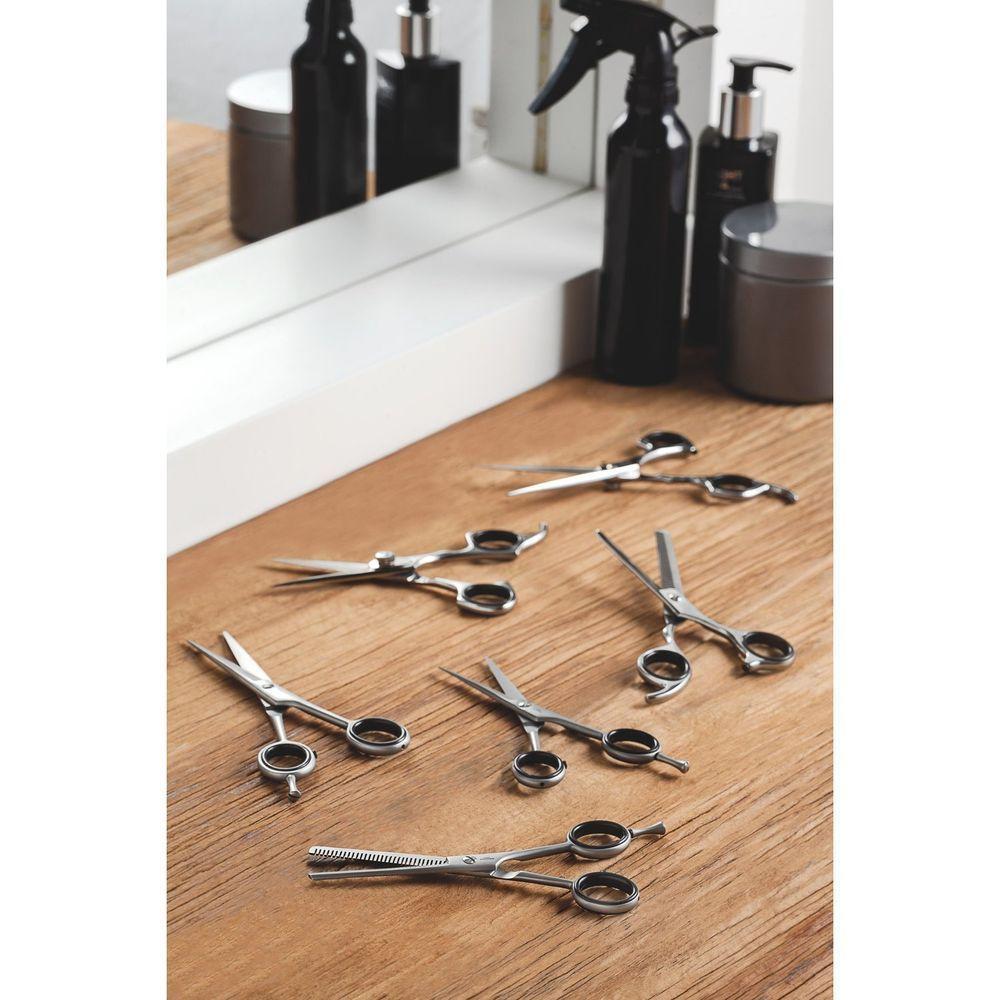 Tesoura Para Cabelo Tramontina Em Aço Inox Com Fio Navalha E Apoio Fixo Para Dedo 5,5" Tramontina - 4