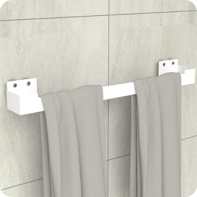 Porta Toalha Ventosa Banho Suporte Toalheiro Branco Elg