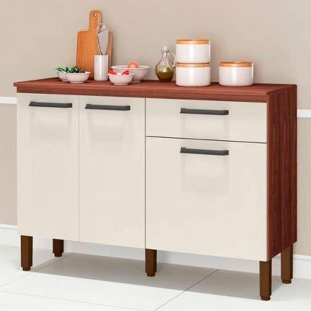 Cozinha Completa Com Balcão 12 Portas 1 Gaveta Off White - 5