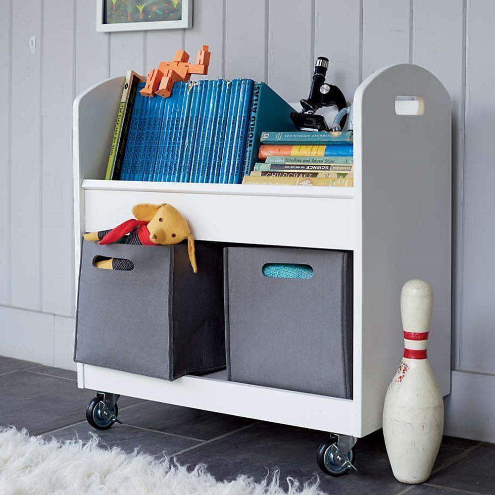 Expositor De Livros Com Rodinhas Túlio 100% Mdf - 1