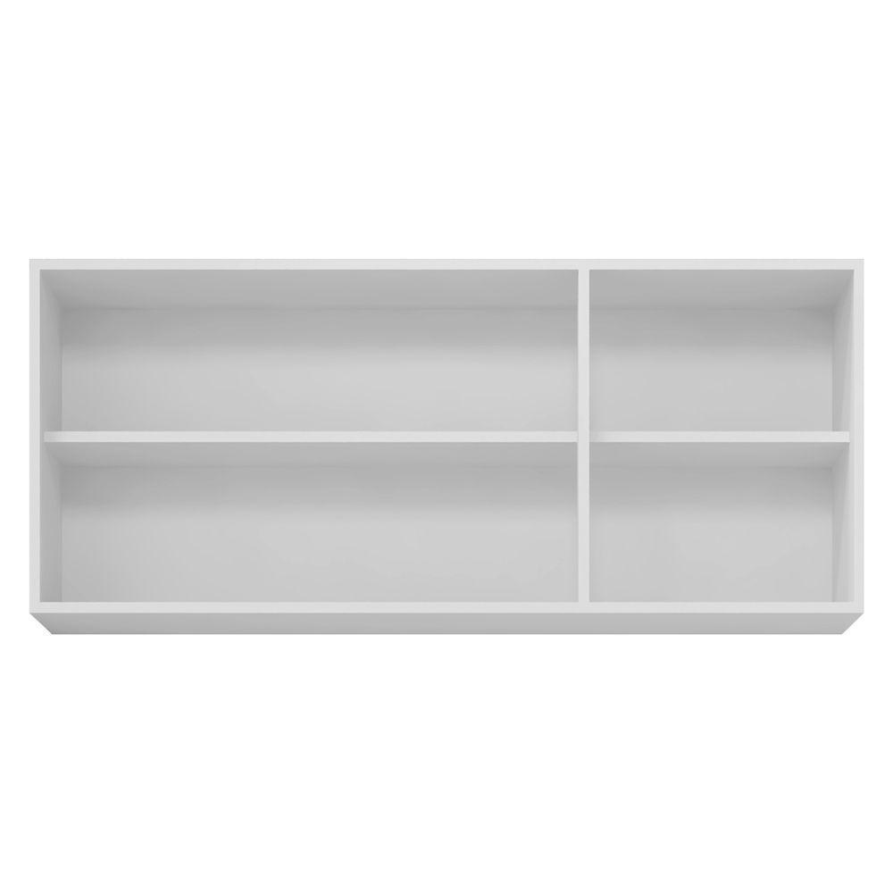 Armário De Cozinha Aéreo Andréia 120Cm 3 Portas Branco - 4