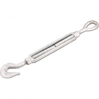 Esticador Para Cabo De Aço 3/8 Gancho X Olhal Pesado Galvan