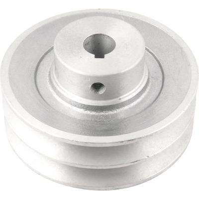 Polia Alumínio 2 Canais Perfil A 100mm Com Furo 5/8" Vonder