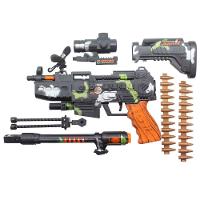 Metralhadora Arma De Brinquedo Mira à Laser Com Som E Luz - 5