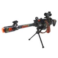 Metralhadora Arma De Brinquedo Mira à Laser Com Som E Luz - 7