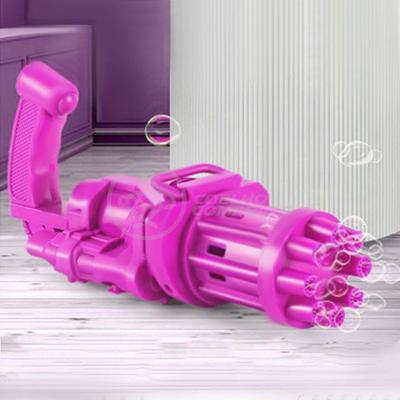 Máquina Elétrica Brinquedo Lança Bolhas Sabão Rosa