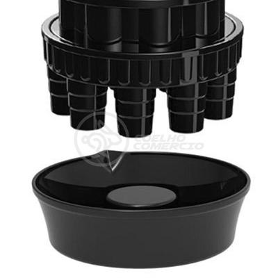 Máquina Elétrica Brinquedo Lança Bolhas Sabão Preto