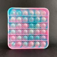 Pop It Tie Dye Quadrado Anti Stress Azul E Rosa - 6