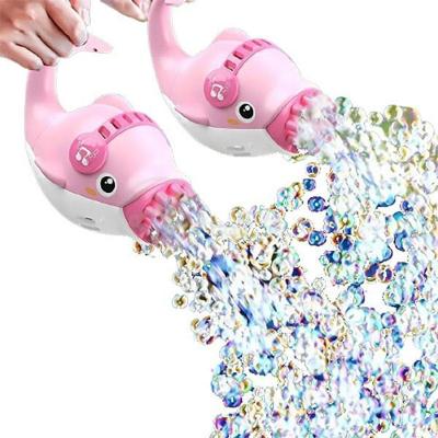 Golfinho Bolhudo Lança Bolhas Sabão Criança Infantil Rosa 8