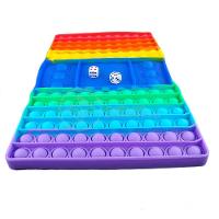 Tabuleiro Big Pop It Arco Iris Silicone Anti Stress - 5