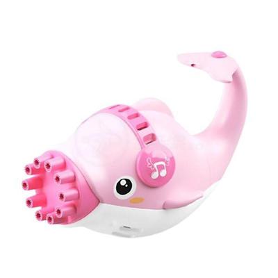 Golfinho Bolhudo Lança Bolhas Sabão Criança Infantil Rosa 10