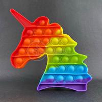 Pop It Unicórnio Fidget Toy Anti Stress Bolha Arco Íris - 3