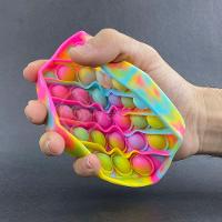 Pop It Tie Dye Anti Stress Amarelo, Azul E Rosa - 2