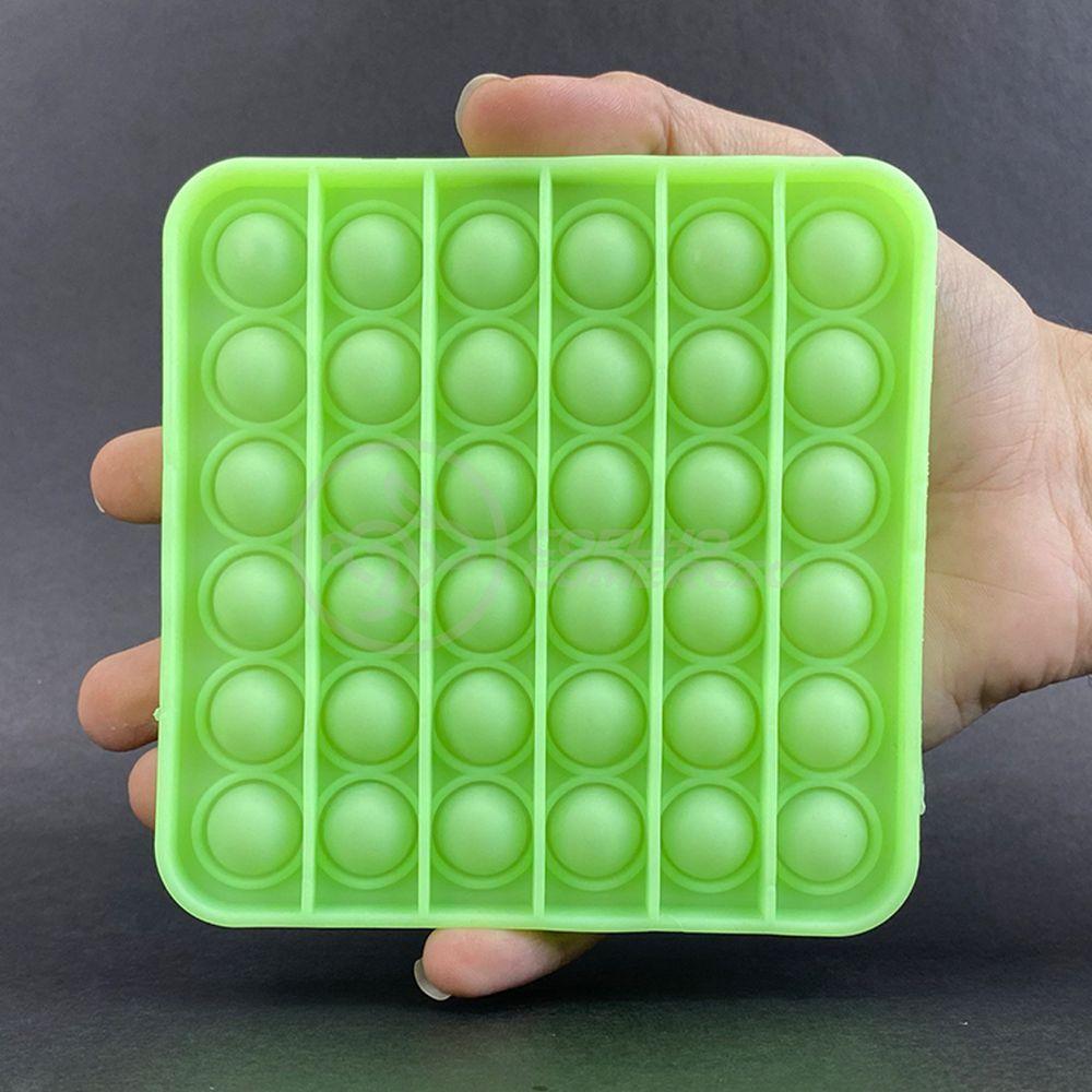 Pop It Brilha No Escuro Fluorescente Anti Stress Verde - 4