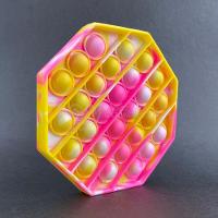 Pop It Tie Dye Anti Stress Sensor Amarelo E Rosa - 4