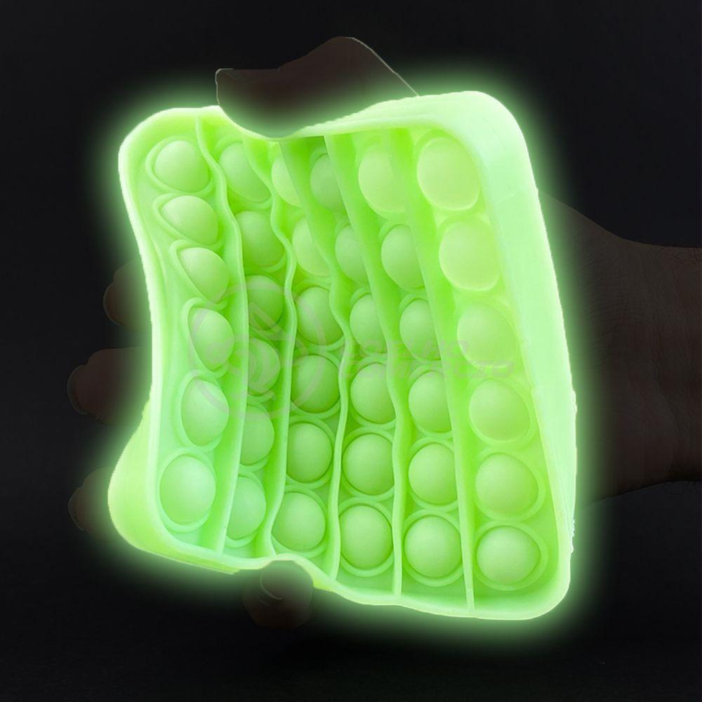 Pop It Brilha No Escuro Fluorescente Anti Stress Verde - 1